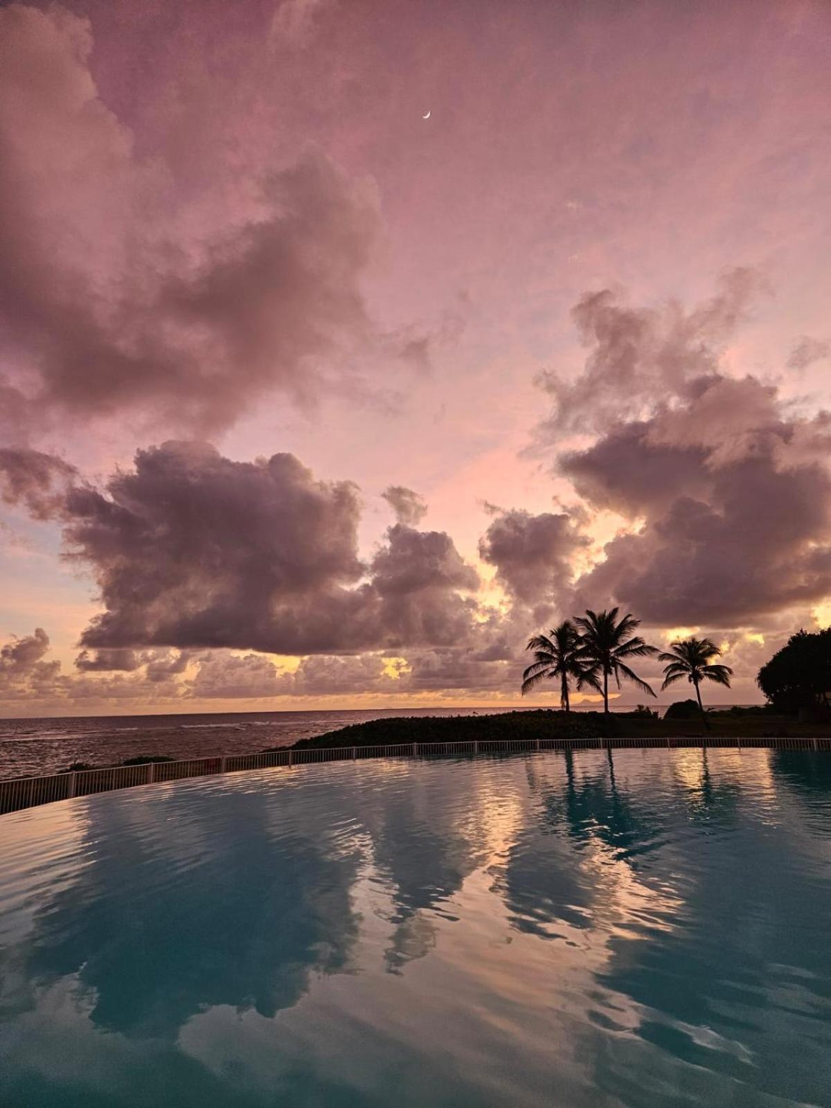 Guadeloupe- Saint-Francois- Residence Anse Des Rochers - Appartement Quart De Villa Etage - Vue Mer- 4 Personnes - Lit Bebe Sur Demande - Citerne Et Wifi Prives -Animaux Ok-Acces Plage Direct -Apnee Bien-Etre Experience Sur Demande Avec Instructeur A Экстерьер фото