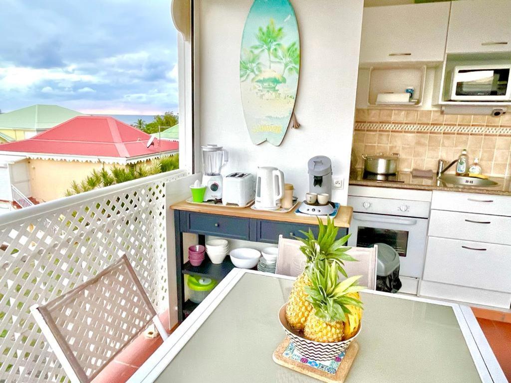 Guadeloupe- Saint-Francois- Residence Anse Des Rochers - Appartement Quart De Villa Etage - Vue Mer- 4 Personnes - Lit Bebe Sur Demande - Citerne Et Wifi Prives - Acces Plage Direct - Сен-Франсуа Экстерьер фото