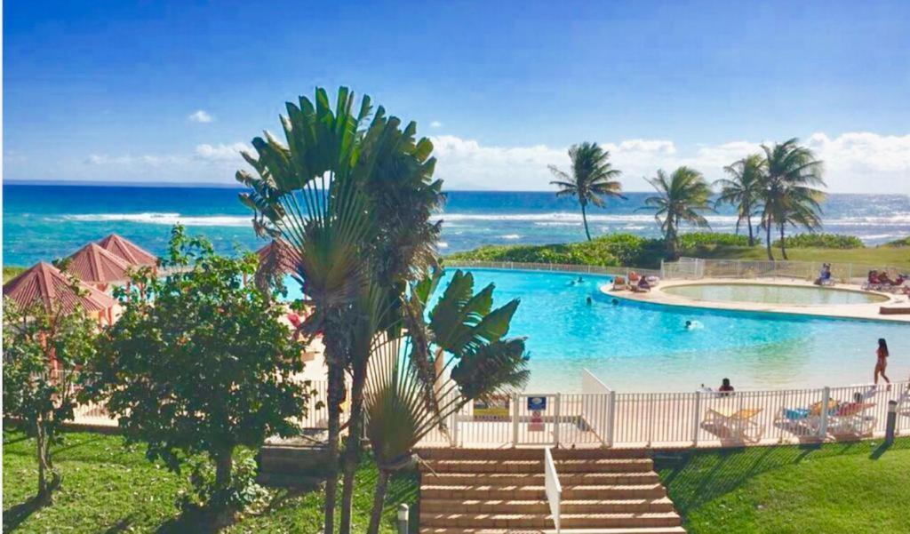 Guadeloupe- Saint-Francois- Residence Anse Des Rochers - Appartement Quart De Villa Etage - Vue Mer- 4 Personnes - Lit Bebe Sur Demande - Citerne Et Wifi Prives - Acces Plage Direct - Сен-Франсуа Экстерьер фото